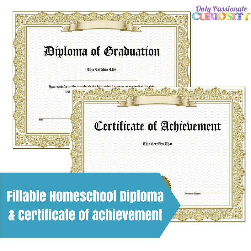 Free High School Diploma & Certificate of Achievement