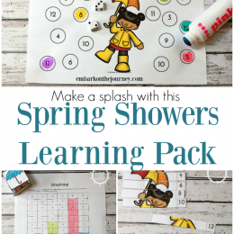 Free Spring Showers Printable Pack (PreK-2)