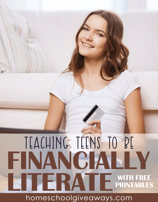 Free Financial Literacy Printables for Teens