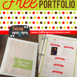 Free Homeschool Portfolio Pack