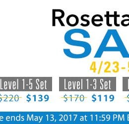 34% Off Rosetta Stone Homeschool Foreign Language Sets