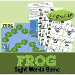 Free Frog Sight Word Game