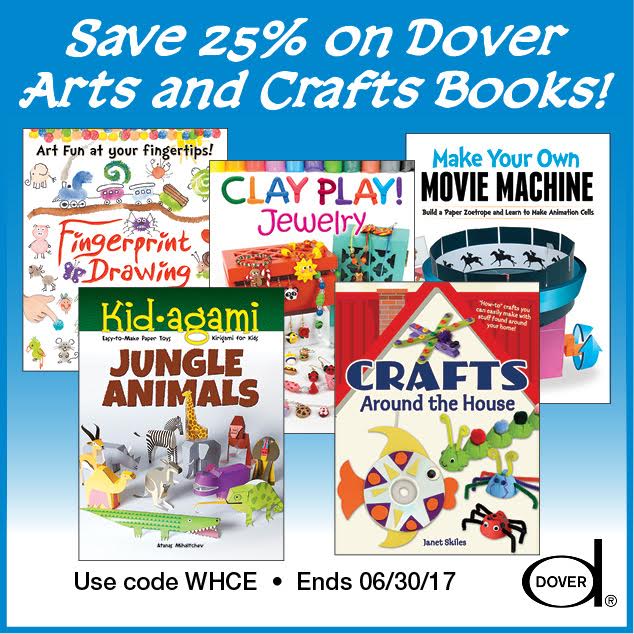 25% Off Dover Arts & Crafts Books