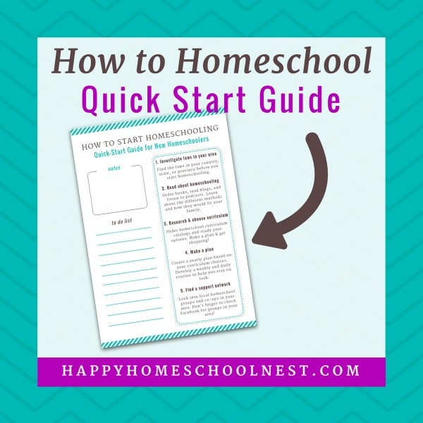 Free How to Homeschool Quick Start Guide