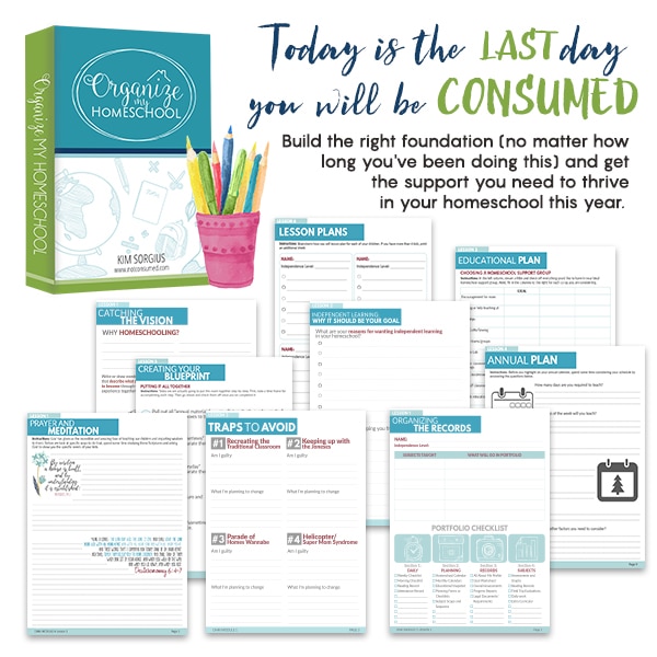 $20 Off Organize My Homeschool Course - Limited Time!