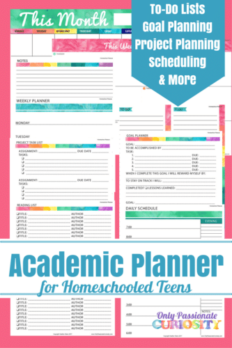 Free Academic Planner for Teens