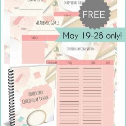 Free Homeschool Curriculum Planner - Limited Time!