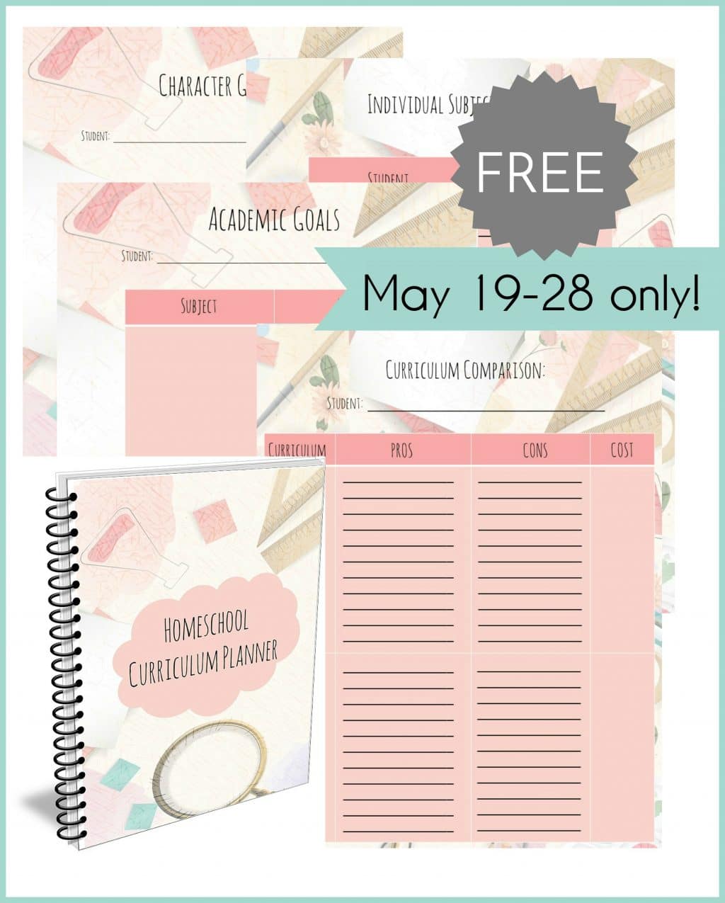 Free Homeschool Curriculum Planner - Limited Time!