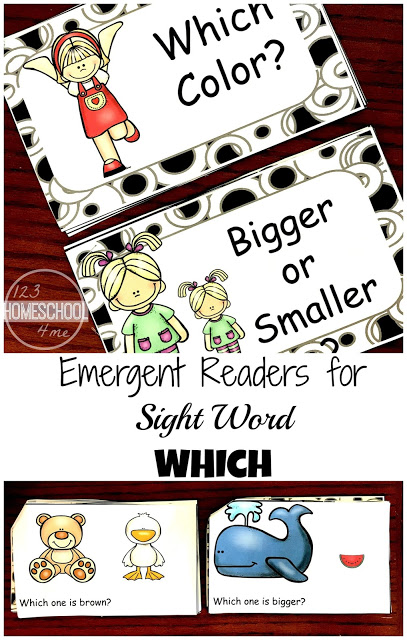 Free Kindergarten Sight Word Readers