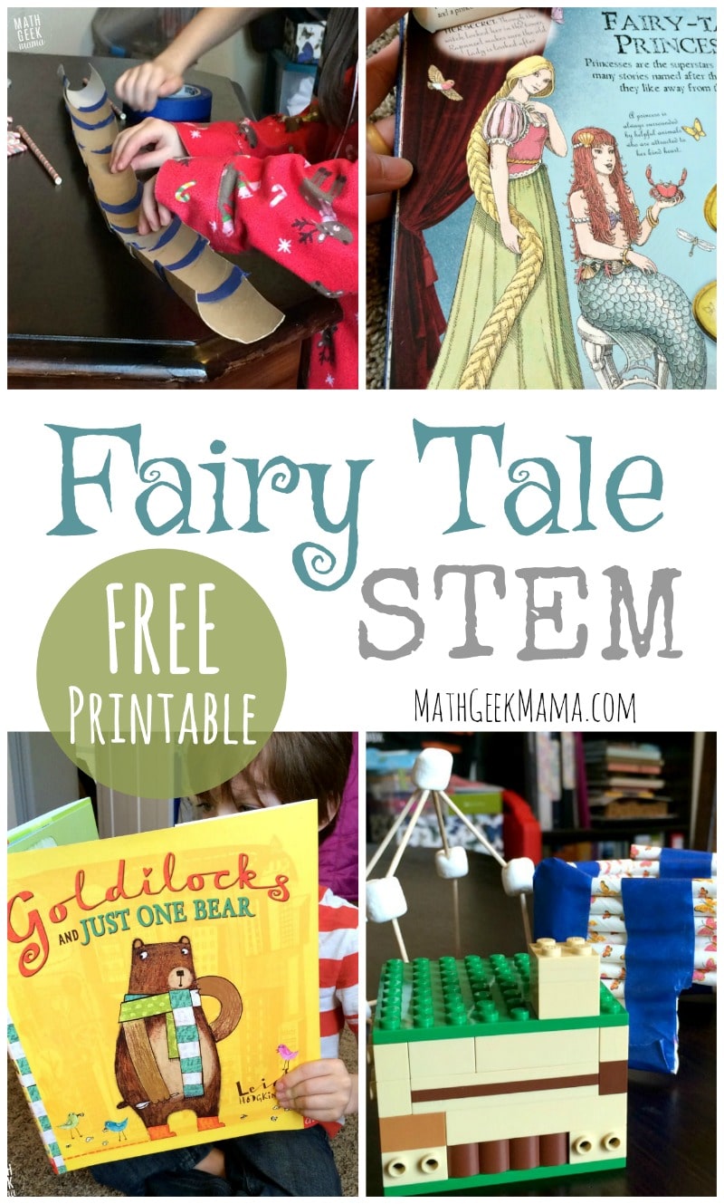 Free Fairy Tale STEM Challenges Printables