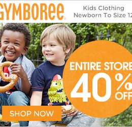 40% Off Entire Purchase at Gymboree
