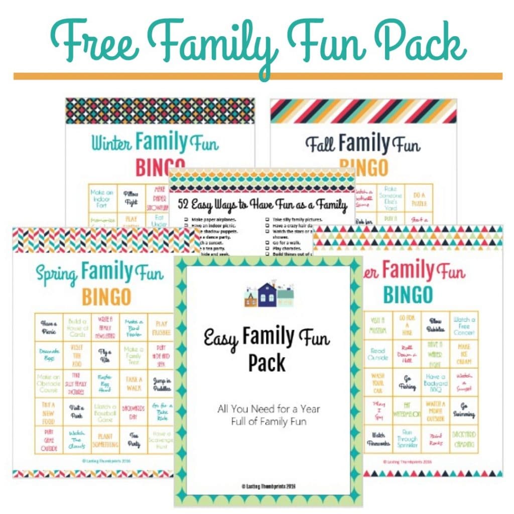 Free Easy Family Fun Printable Pack