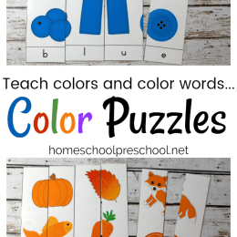 Free Color Word Puzzles