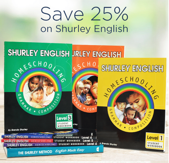 25% Off Shurley English Homeschool Curriculum 