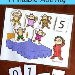 FREE Five Little Monkeys Activity