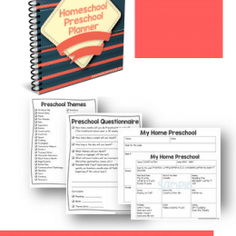 Free Homeschool Preschool Planner