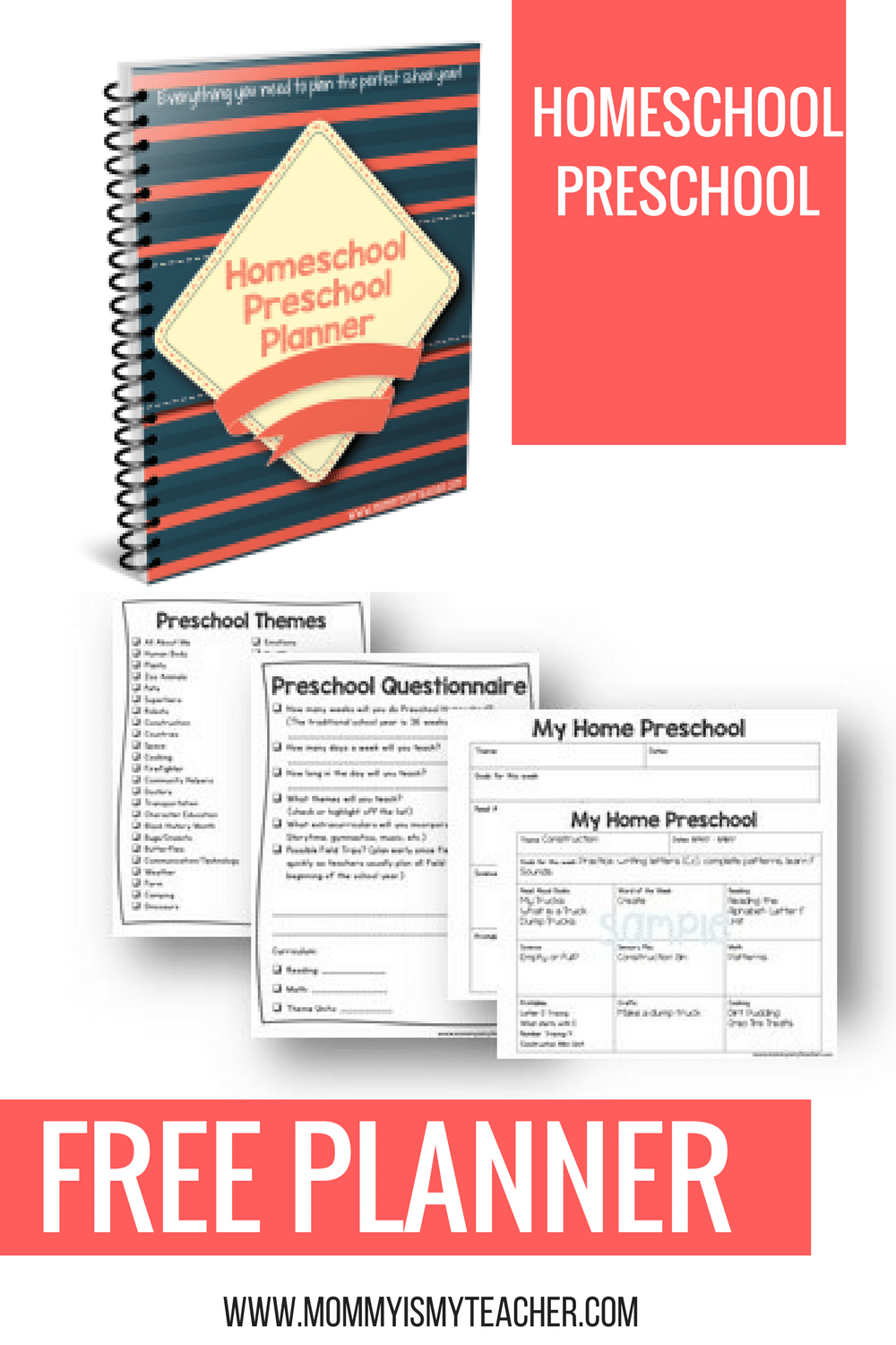 Free Homeschool Preschool Planner