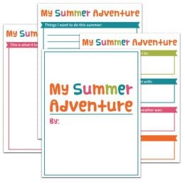 Free Summer Adventure Journal for Kids