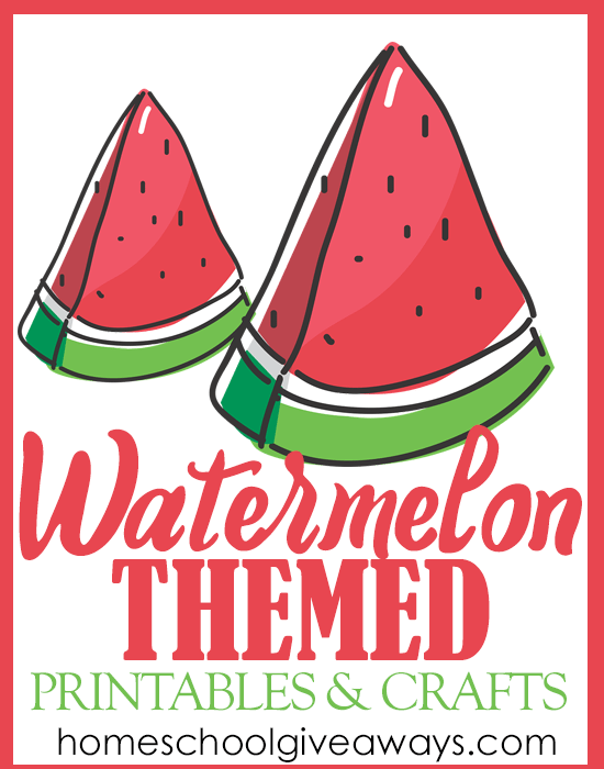 Free Watermelon Themed Printables & Crafts