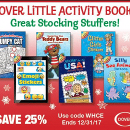 25% Off Dover Little Activity Books - Great Stocking Stuffers!