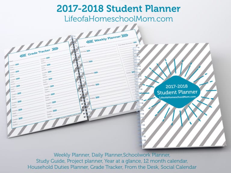 Free 2017-2018 Homeschool Student Planner - Limited Time! ($4.99 Value)