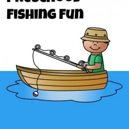 FREE FISHING THEMED PRESCHOOL PRINTABLES (Instant Download)