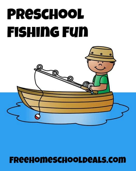 FREE FISHING THEMED PRESCHOOL PRINTABLES (Instant Download)