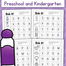 FREE DAB IT! BEGINNING SOUNDS WORKSHEETS (Instant Download)