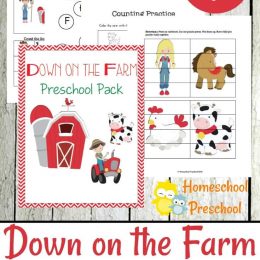 Free Down on the Farm Preschool Pack (30+ Pages)