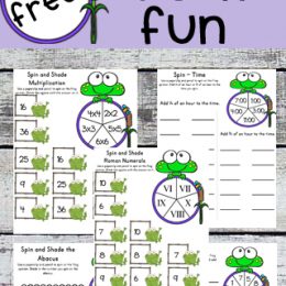 FREE Frog Math Worksheets (2nd-4th Grades)