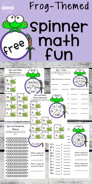 FREE Frog Math Worksheets (2nd-4th Grades)