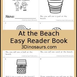 Free Fun At the Beach Easy Reader