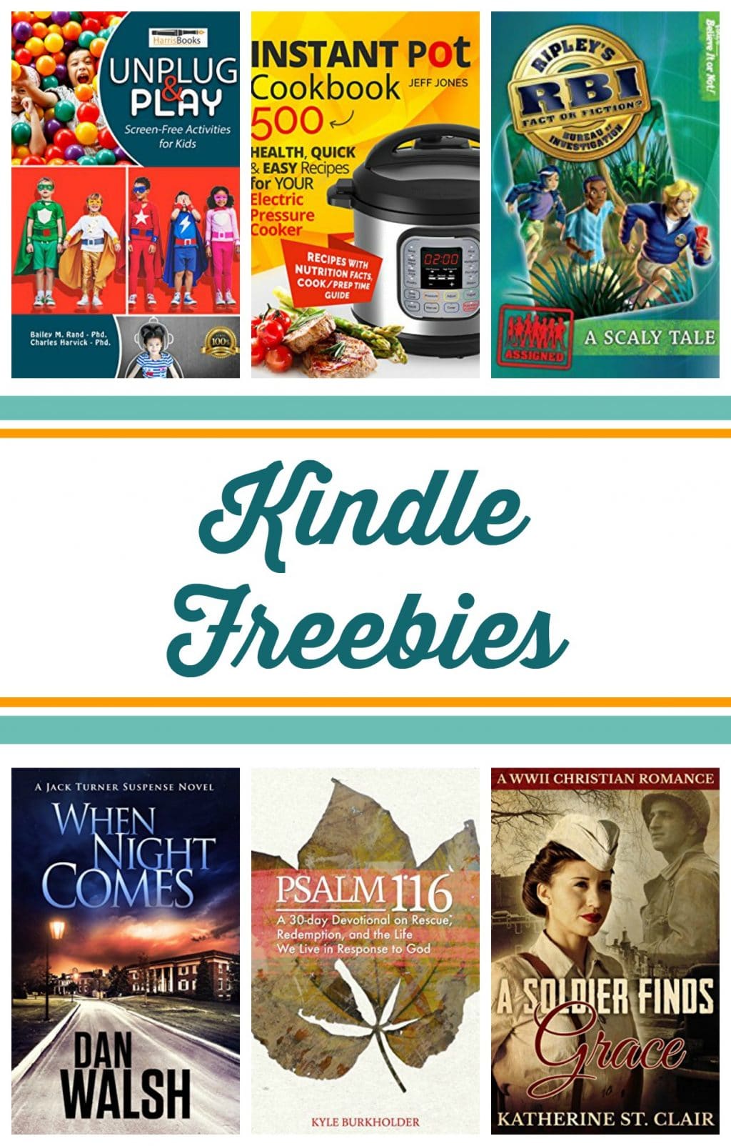 Free Kindle Books: Unplug & Play, Backyard Chickens, When Night Comes, & More!