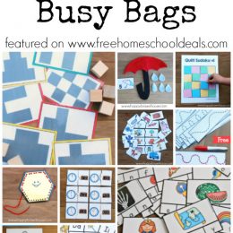 10 Free Printable Busy Bags