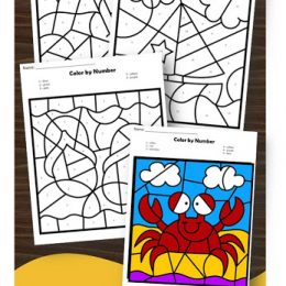 Free Summer Color by Number Printables