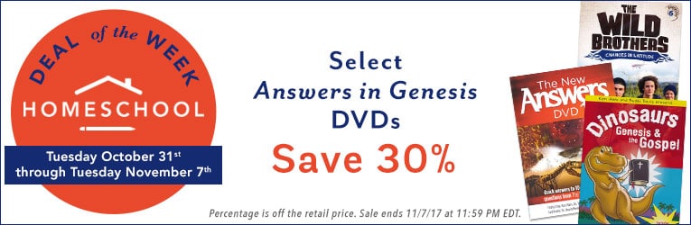 30% Off Select Answers in Genesis DVDs