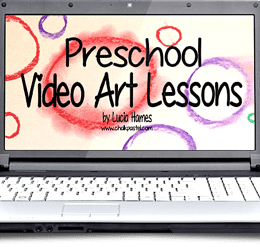 50% Off Preschool Chalk Pastel Video Art Lessons - Today Only!