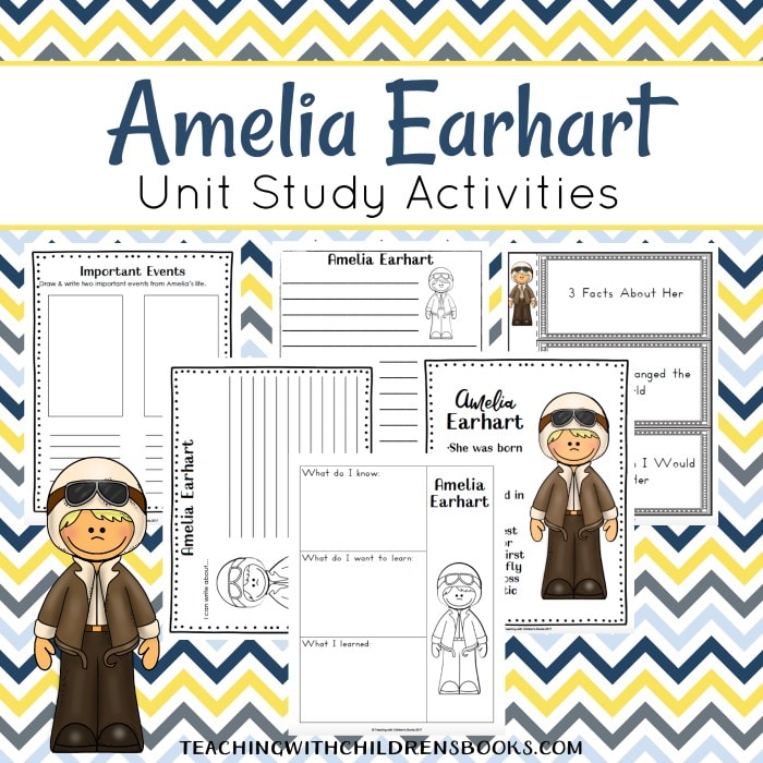 Free Amelia Earhart Unit Study (Grades K-2)