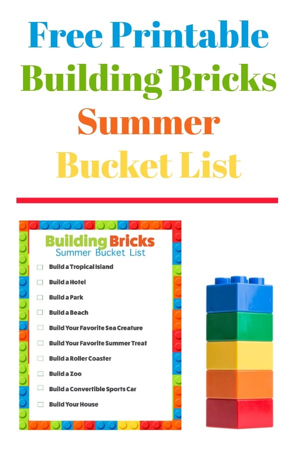 Free LEGO Summer Bucket List