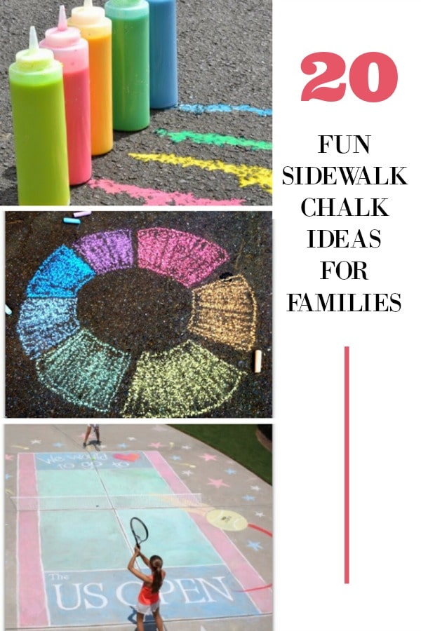 Fun sidewalk chalk ideas