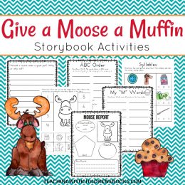 Free If You Give a Moose a Muffin Printable Pack