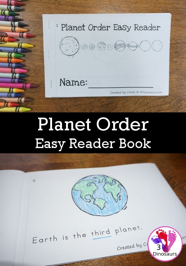 Free Order of the Planets Easy Reader