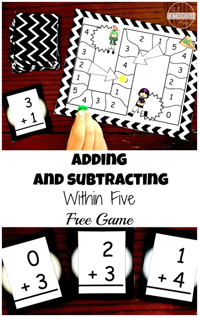 Free Addition and Subtraction Math Game 