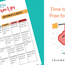 Free September Brainy Days Warm Ups