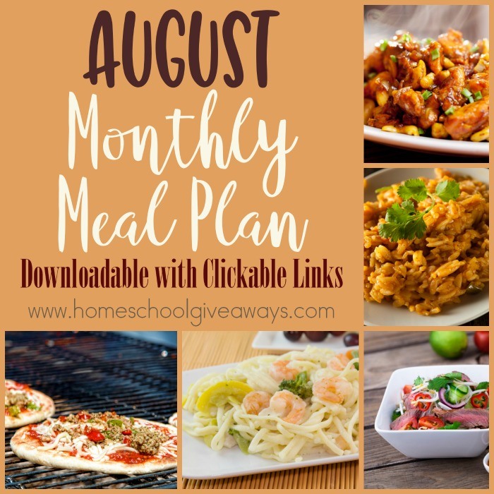 Free August Meal Plan