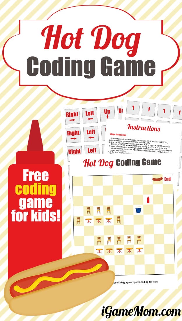 Free Hot Dog Coding Game