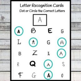 Free Letter Recognition Cards