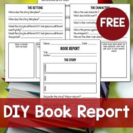 FREE DIY Book Report Kit ($4.99 Value!)