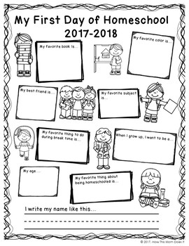 Free First & Last Day of Homeschool Printables