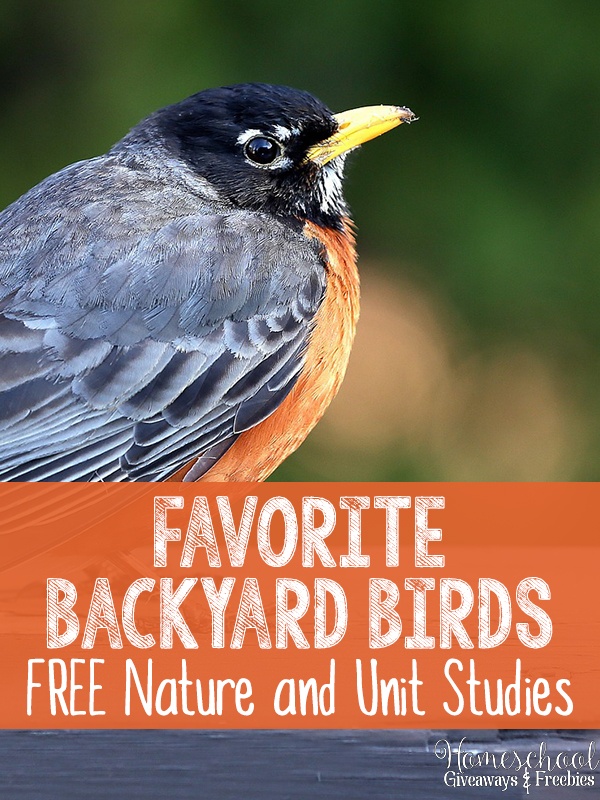 Free Backyard Birds Nature & Unit Study Resources